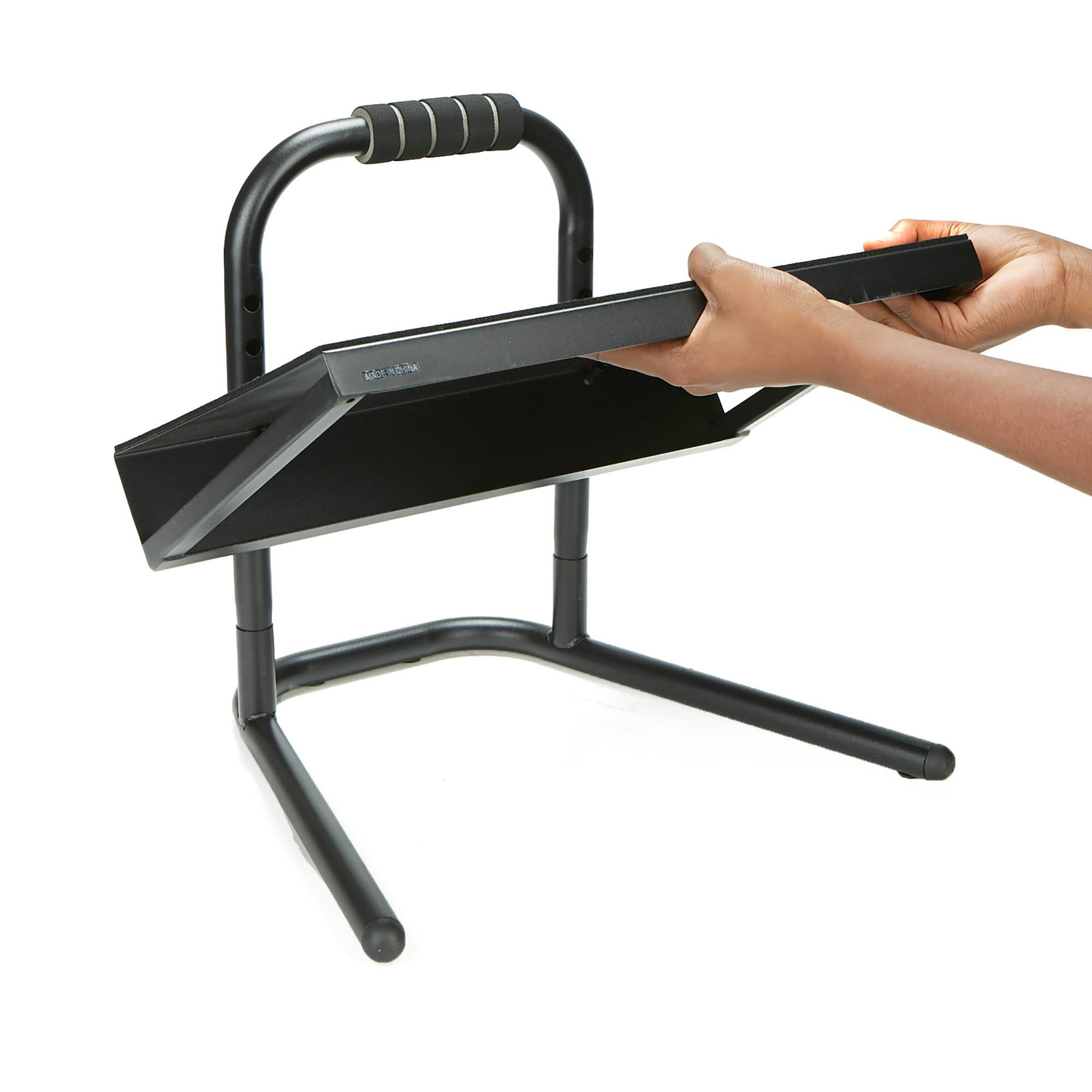 Mind Reader Black Ergonomic Foot Rest
